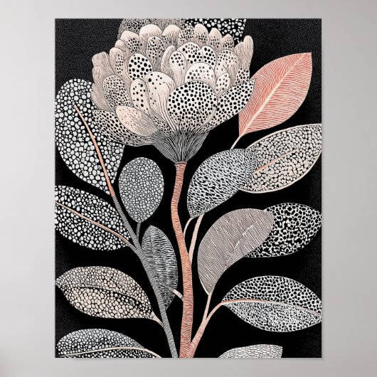 Night Bloom #12 = 4x5 Digitaler Download Poster (Vorne)