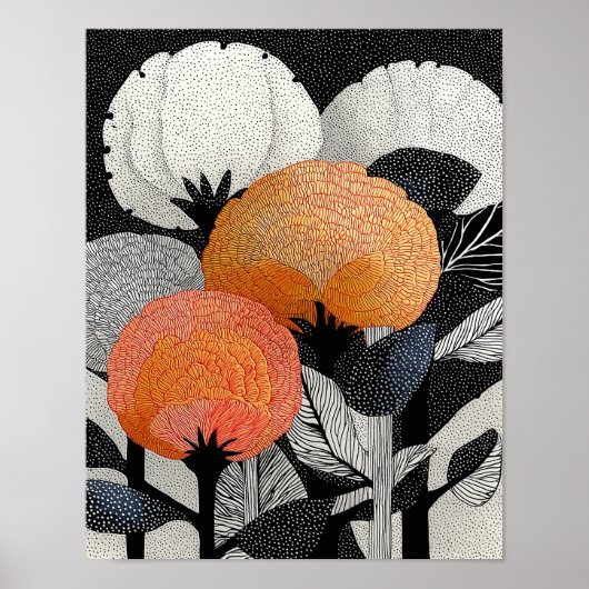 Night Bloom #2 - 4x5 Digital-Download Poster (Vorne)