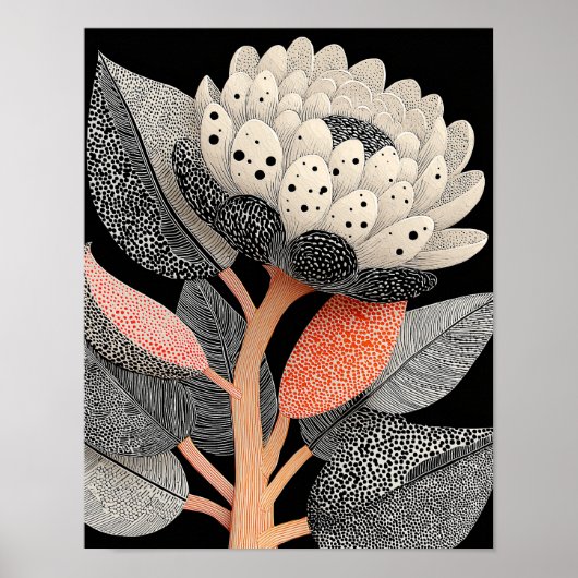 Night Bloom #3 - 4x5 Digitaler Download Poster (Vorne)