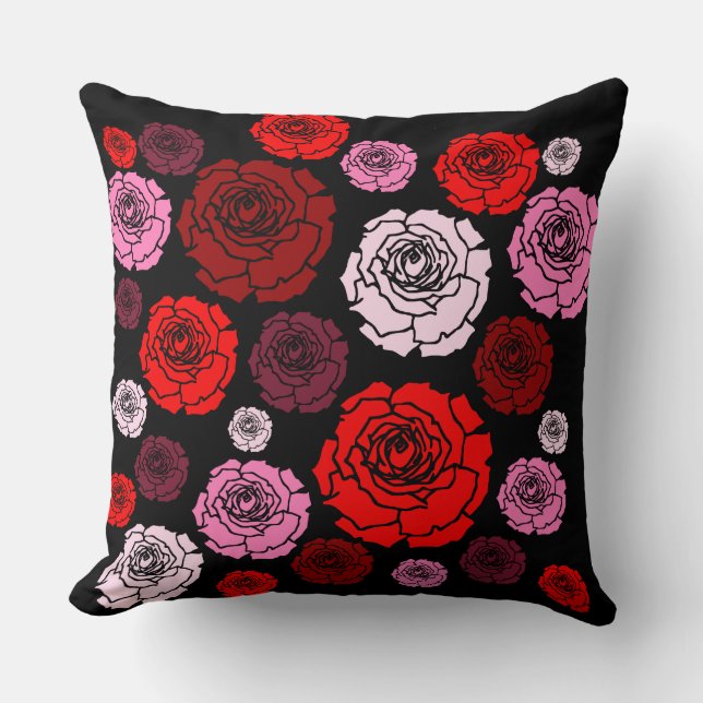 Night Blossom Reverie Pillow Kissen (Vorderseite)