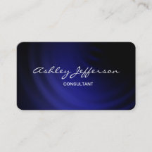 Night Blue Beruflich Stylish Script Trendy