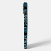 Night Blue Camouflage Camouflage Case-Mate iPhone Hülle (Rückseite / Links)