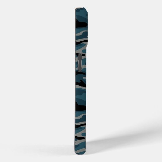 Night Blue Camouflage Camouflage Case-Mate iPhone Hülle (Rückseite / Rechts)
