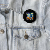 Night Blue Jay Halloween Button (Beispiel)