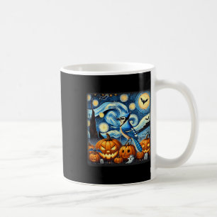 Night Blue Jay Halloween Kaffeetasse