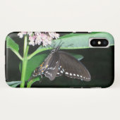 Night Butterfly Black Frack in Shenandoah Case-Mate iPhone Hülle (Rückseite (Horizontal))