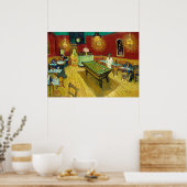 Night Café - Vincent van Gogh Gemälde Art Poster (Küche)