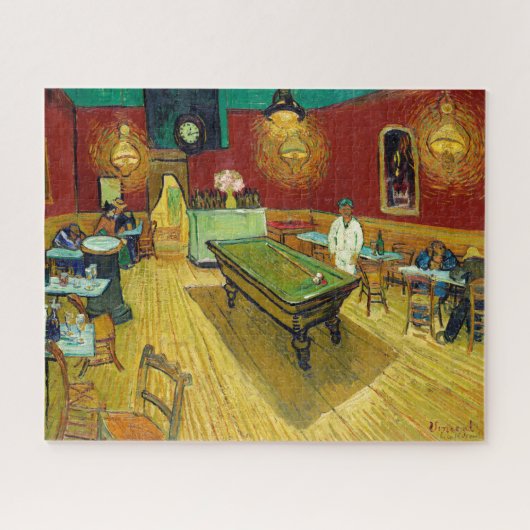 Night Café - Vincent van Gogh Gemälde Art Puzzle (Horizontal)