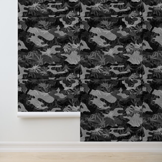 Night Camouflage Design Camouflage Tapete (Anwendung)