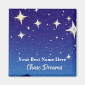 NIght Chase Dream Starry Night Magnet (Vorne)