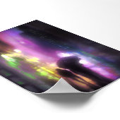 NIGHT CITY RAIN DRUCK POSTER (Ecke)