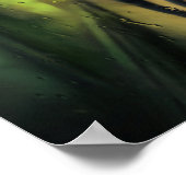 NIGHT CITY RAIN DRUCK POSTER (Ecke)