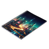Night Cityscape Notebook Notizblock (Linke Seite)