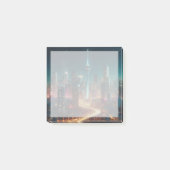 Night Cityscape Post-It Notes Klebezettel (Vorderseite)