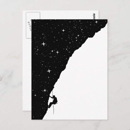 Night Climbing Postkarte (Vorne/Hinten)