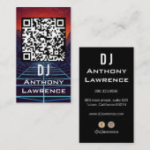 Night Club Beruflich DJs Visitenkarte (Vorne/Hinten)
