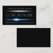 Night Club Manager Schwarzes Licht Visitenkarte (Vorne/Hinten)