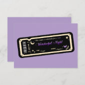 Night coupon Dankeskarte (Vorne/Hinten)