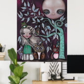 Night Creatures Owls Poster (Heimbüro)