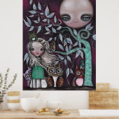 Night Creatures Owls Poster (Küche)