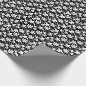 Night Dancing Blume Pflanze Geschenkpapier (Ecke)