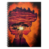 Night Desire - Kunst Notizblock (Vorderseite)