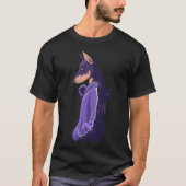 Night Doberman T-Shirt (Vorderseite)
