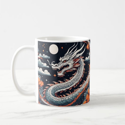 night dragon coffee mug kaffeetasse (Links)