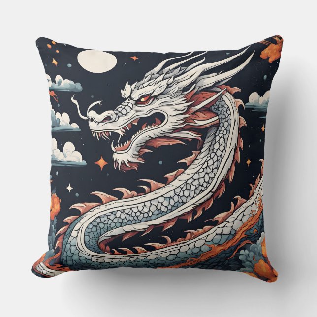 night dragon pillow  kissen (Vorderseite)