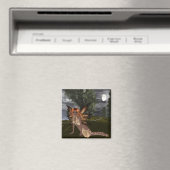 Night Fairy Design 1 - Fantasy Fee Magnet (In Situ (Geschirrspüler))