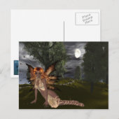 Night Fairy Design 1 - Fantasy Fee Postkarten (Vorne/Hinten)