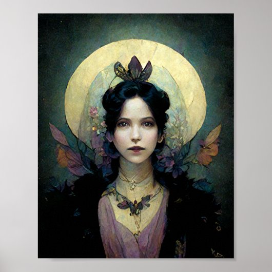 Night Fairy Fantasy Art Poster (Vorne)
