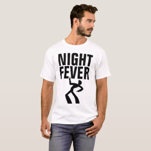 NIGHT FEVA Disco Tanz Vintage T - Shirt