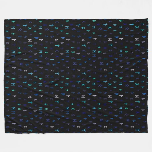 Night Fleece Blanket (Vorderseite (Horizontal))