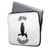  **Night Forest Owl – Realistic Nocturnal Owl Illu Laptopschutzhülle (Vorderseite Links)