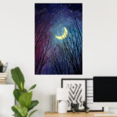Night Forest Sky Poster (Heimbüro)