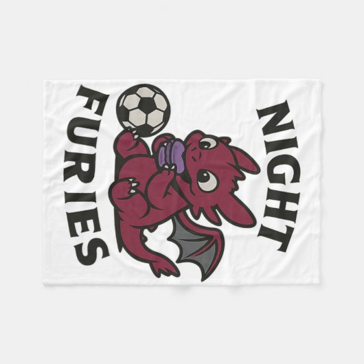 Night Furies Soccer  Fleecedecke (Vorderseite (Horizontal))