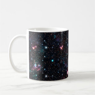 Night Galaxy Space PrintNahtloses Muster in Wieder Kaffeetasse