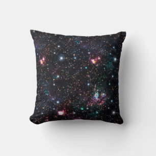 Night Galaxy Space PrintNahtloses Muster in Wieder Kissen