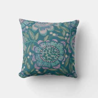 Night Garden Bold Blooms Kissen