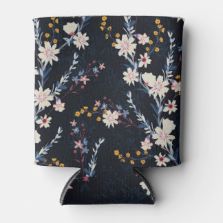 Night Garden Floral Navy Muster Dosenkühler