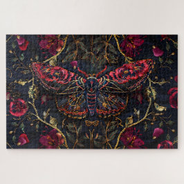Night Garden Moth Jigsaw Puzzle