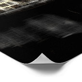 Night Gebäude digitale Wirkung des Stileindrucks Poster (Ecke)