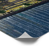 NIGHT GLOW CITY POSTER (Ecke)