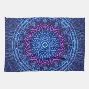 Night Glow Mandala Küchentuch