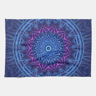 Night Glow Mandala Küchentuch