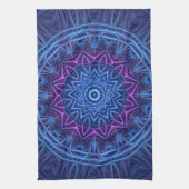 Night Glow Mandala Küchentuch (Vertikal)