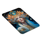 Night Goddess Queen Fantasy Art Magnet (Rechte Seite)