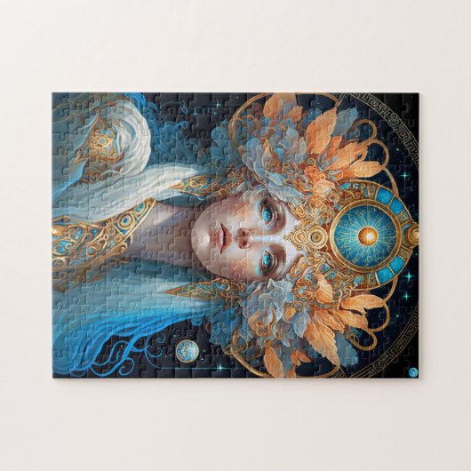 Night Goddess Queen Fantasy Art Puzzle (Horizontal)
