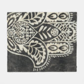 Night Hamsa Fleecedecke (Vorderseite (Horizontal))